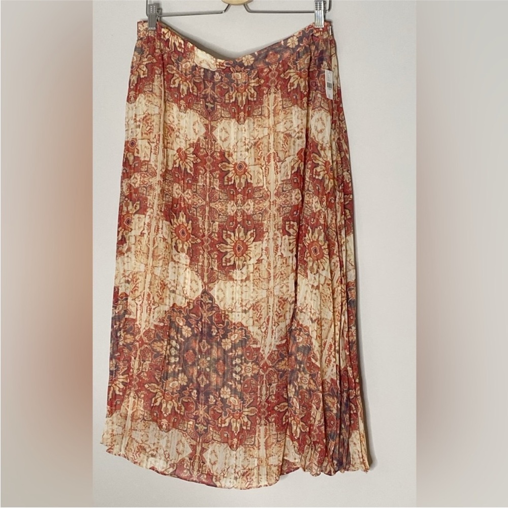 Anthropologie Akemi + Kin Laurel Canyon Midi Skirt Size Medium sz 6 8 10 - Picture 3 of 5